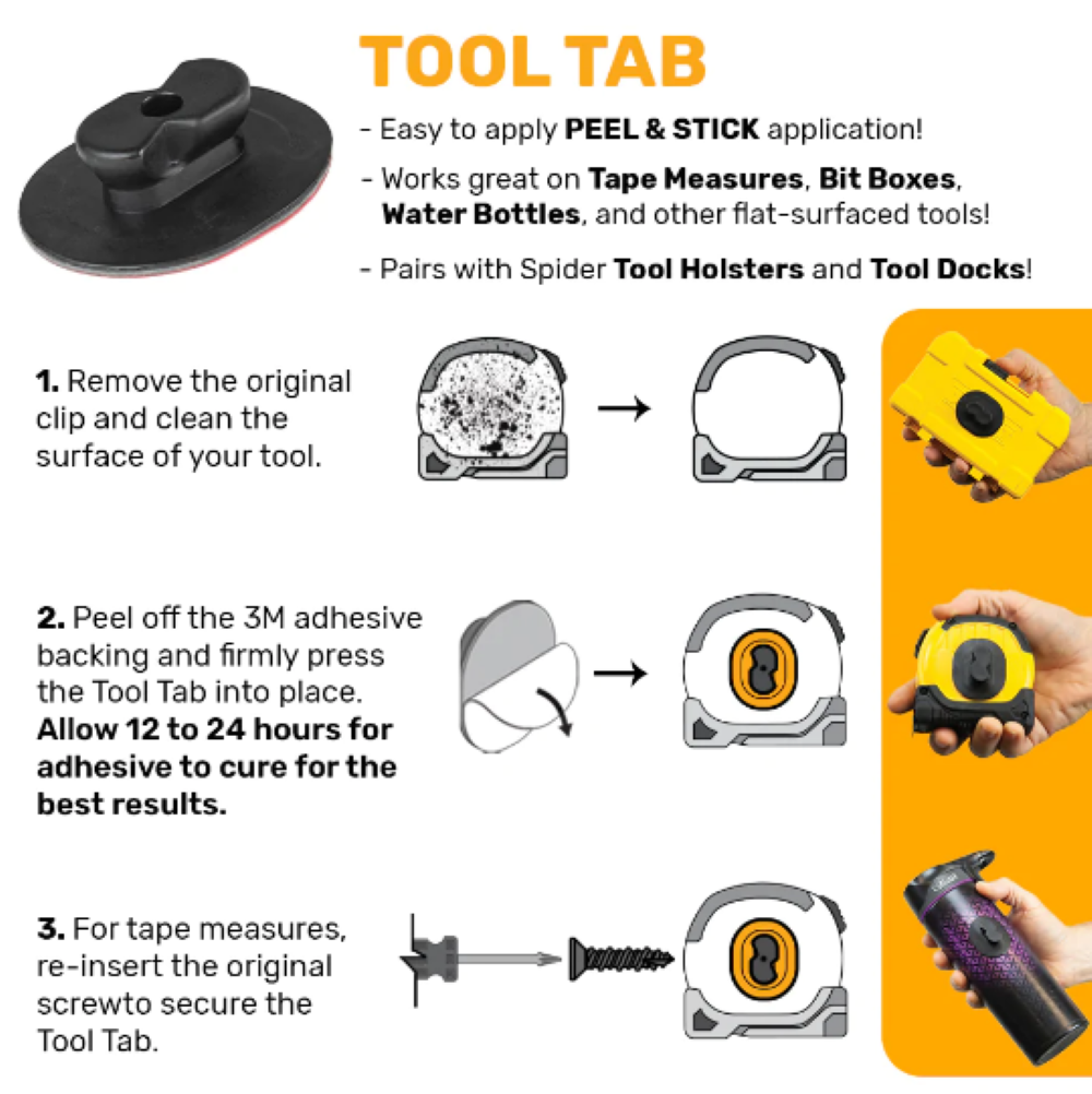 Spider Tool Holster Expansion Set 6pc Kit - Ascmtools
