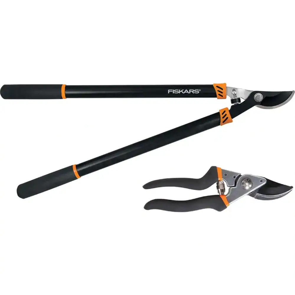 Fiskars Lopper Steel Blade & Pruner Set 2pc with Steel Handle - Ascmtools