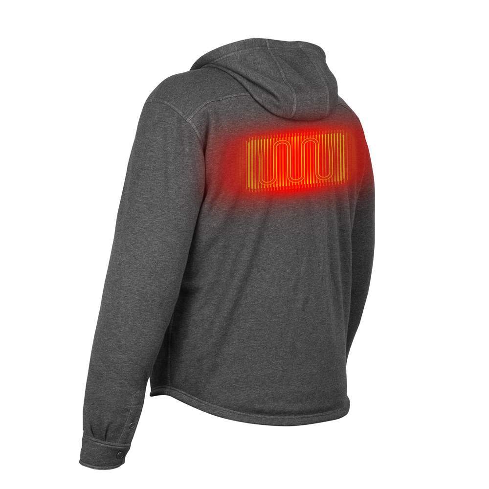 Mobile Warming Shift Jacket Mens Gray 2X - Ascmtools