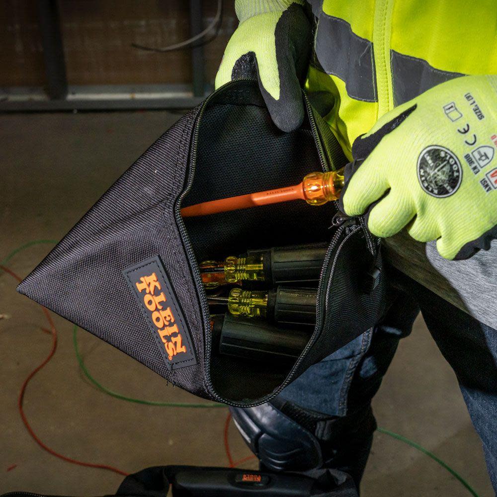 Klein Tools Black Nylon Zipper Bag - Ascmtools
