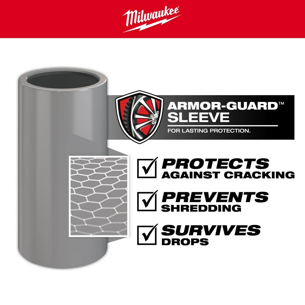 Milwaukee SHOCKWAVE Impact Duty Socket 1/2 Drive SAE & Metric 9PC Lug Nut Wheel Set - Ascmtools