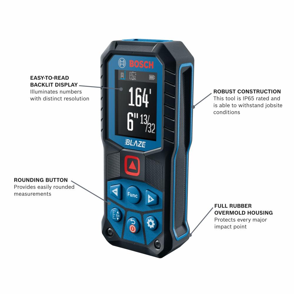 Bosch BLAZE Laser Measure 165′ - Ascmtools