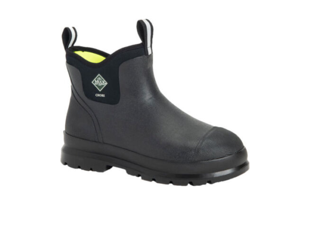 Muck Boots Mens Chore Chelsea Boots 6″ Black Size 5 - Ascmtools