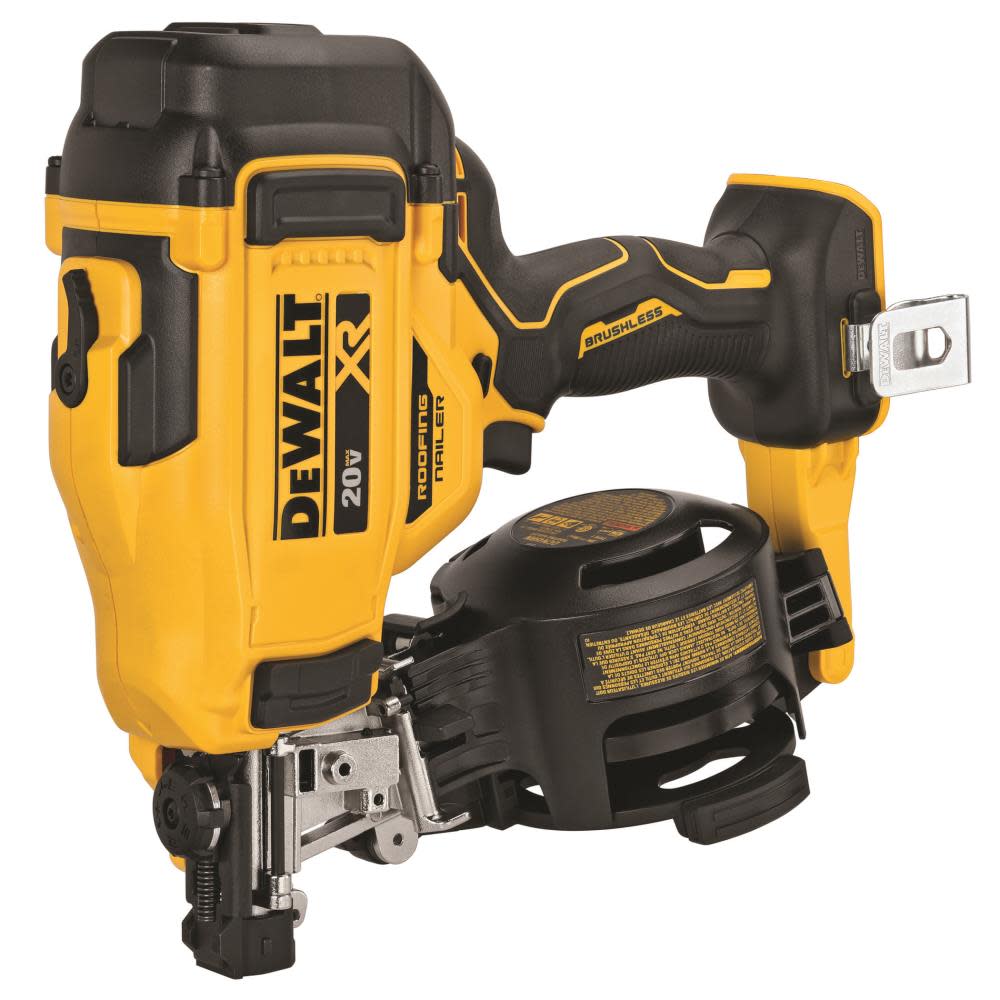 DEWALT 20V MAX* 15 Cordless Coil Roofing Nailer (Bare Tool) - Ascmtools
