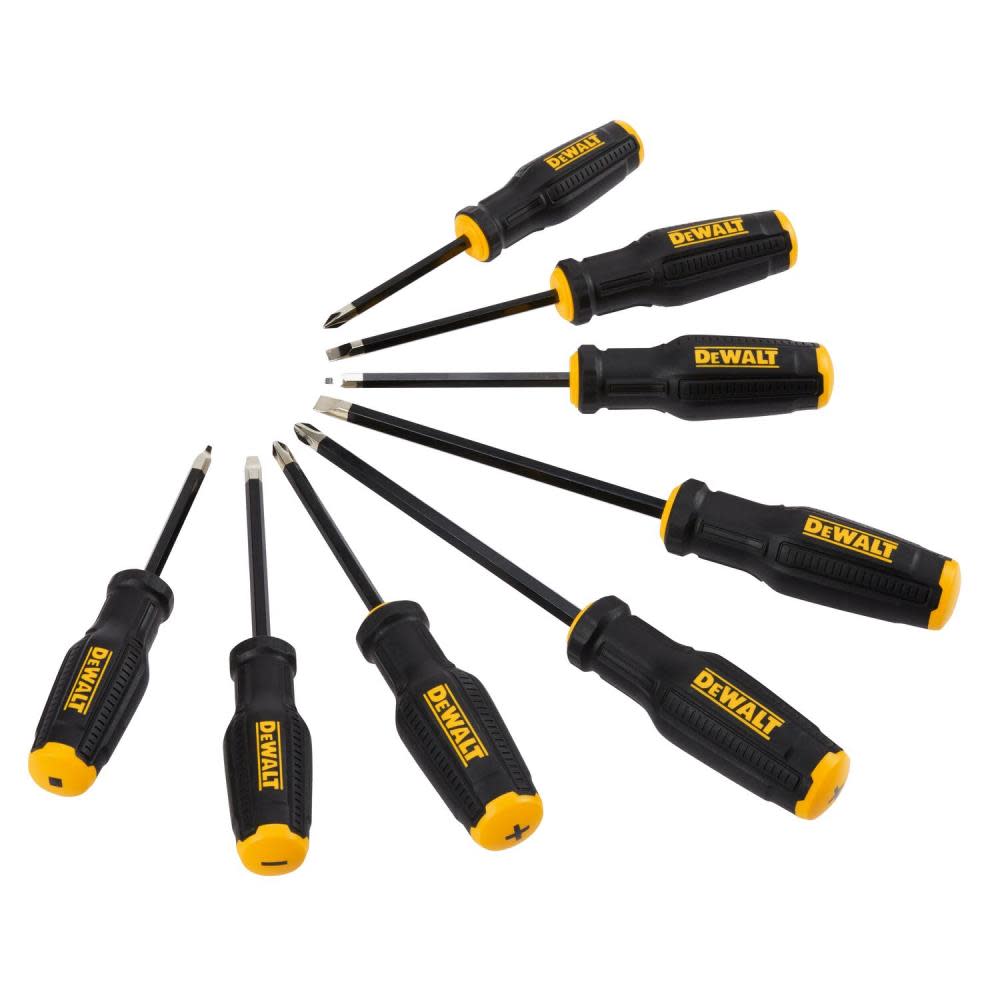 DEWALT TOUGHSERIES Screwdriver Set 8pc - Ascmtools
