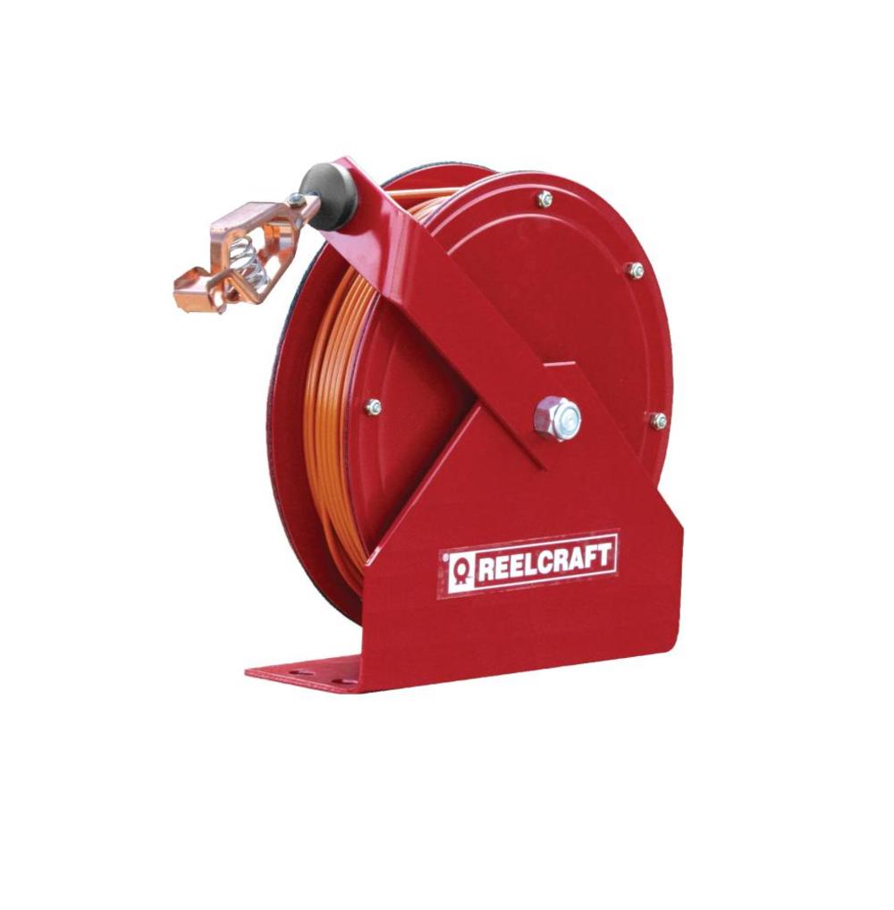 Reelcraft 100 Ft. Spring Retractable Grounding Reel Steel - Ascmtools
