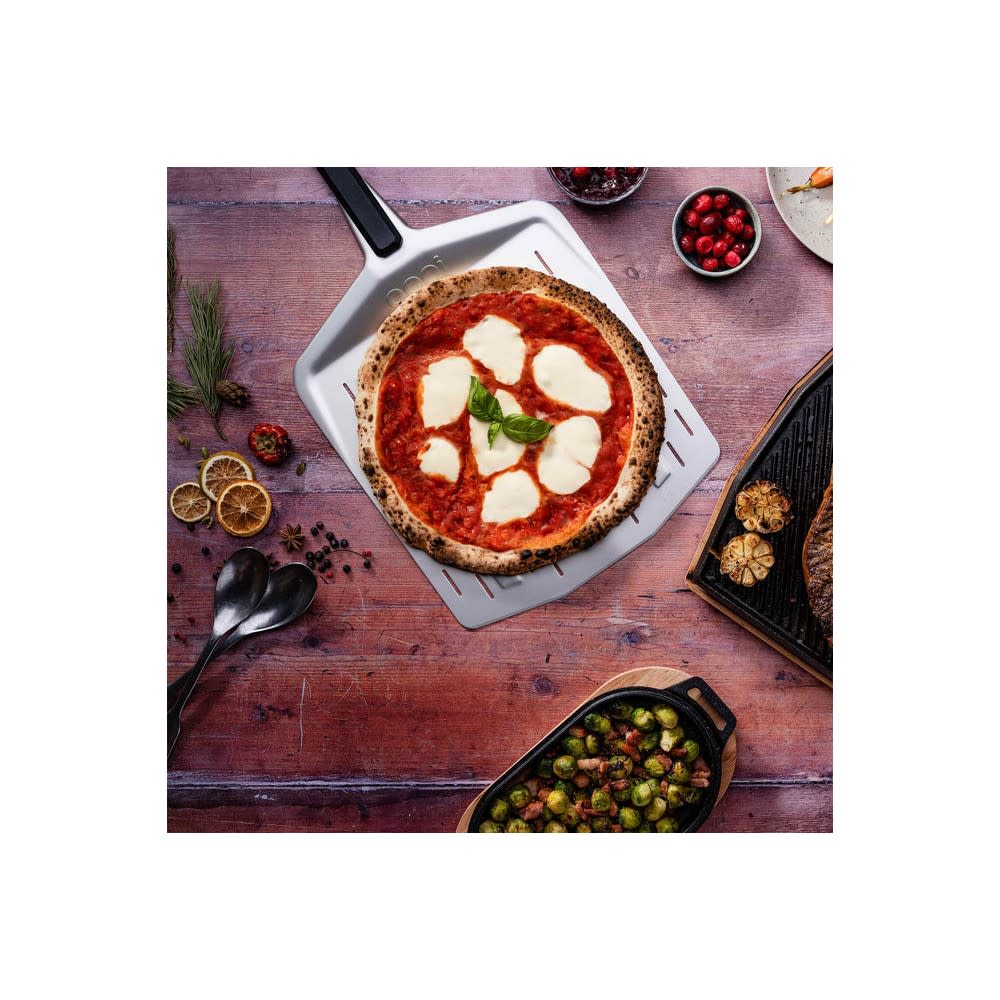 Ooni Perforated Pizza Peel 26″ x 12″ Aluminum - Ascmtools