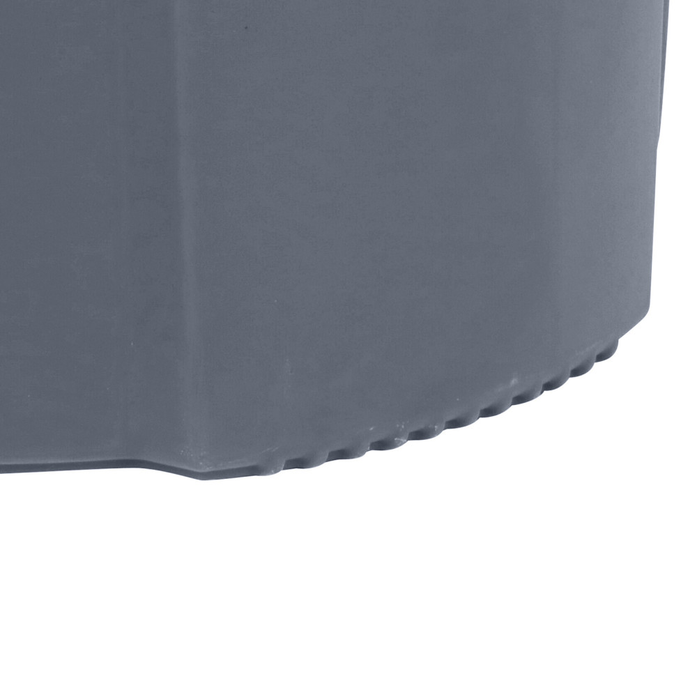 Toter 44 Gallon Round Trash Can with Lift Handle Dark Gray Granite - Ascmtools
