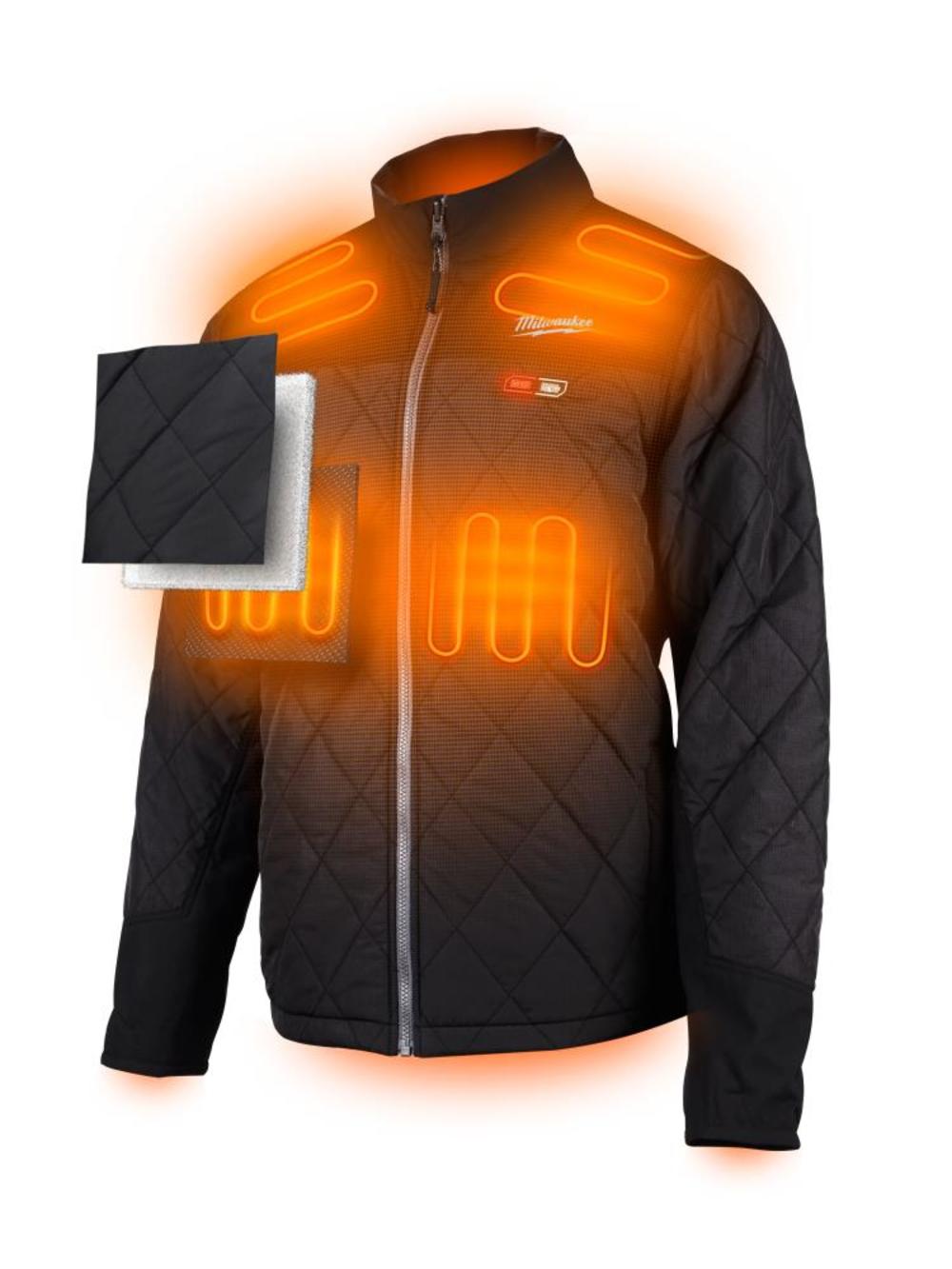 Milwaukee M12 Heated AXIS Jacket XL (Black) - Ascmtools