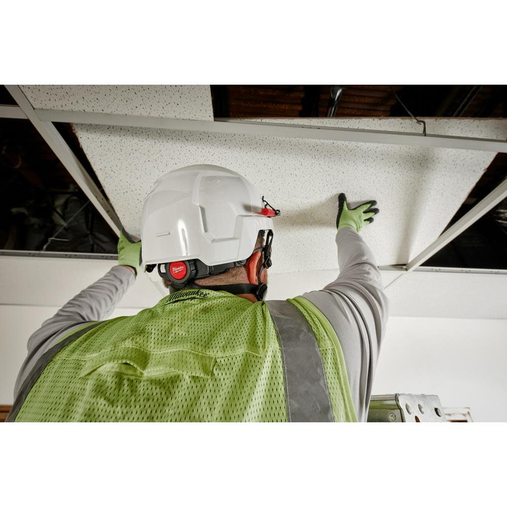 Milwaukee Gray Helmet with BOLT – Type 2 Class E - Ascmtools