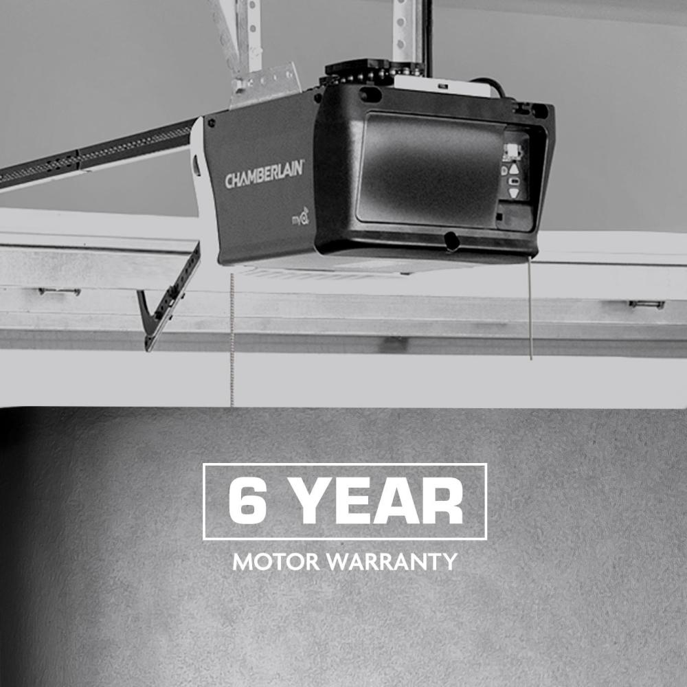 Chamberlain Garage Door Opener 1/2 HP Wi-Fi Chain Drive with Battery Backup - Ascmtools