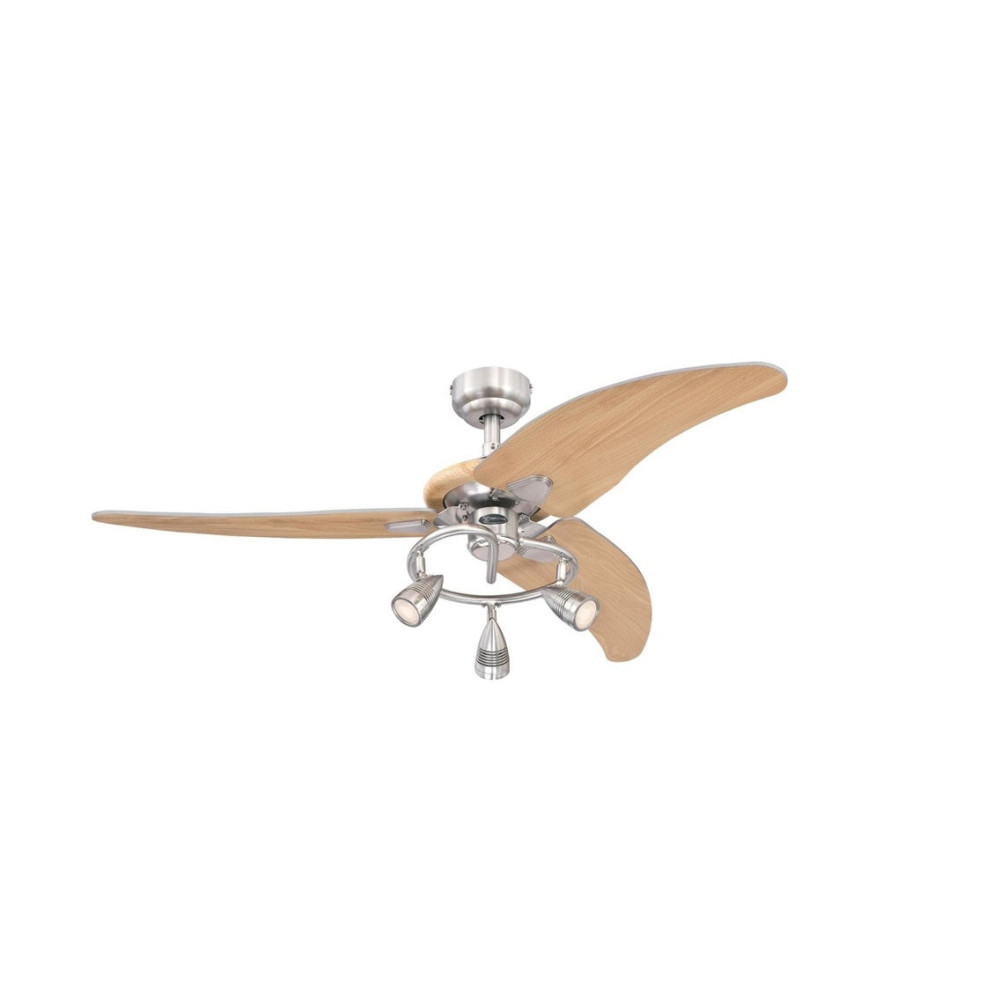 Westinghouse 48″ Elite Brushed Nickel LED Indoor Ceiling Fan - Ascmtools