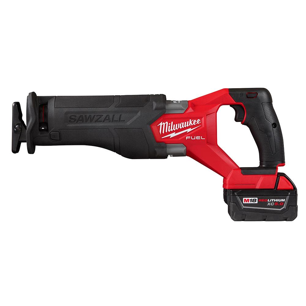 Milwaukee M18 FUEL SAWZALL Reciprocating Saw – 1 Battery XC5.0 Kit - Ascmtools