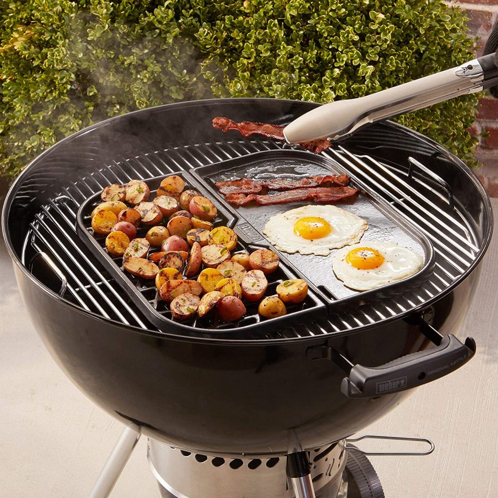 Weber Cast Iron Grill and Griddle Station - Ascmtools