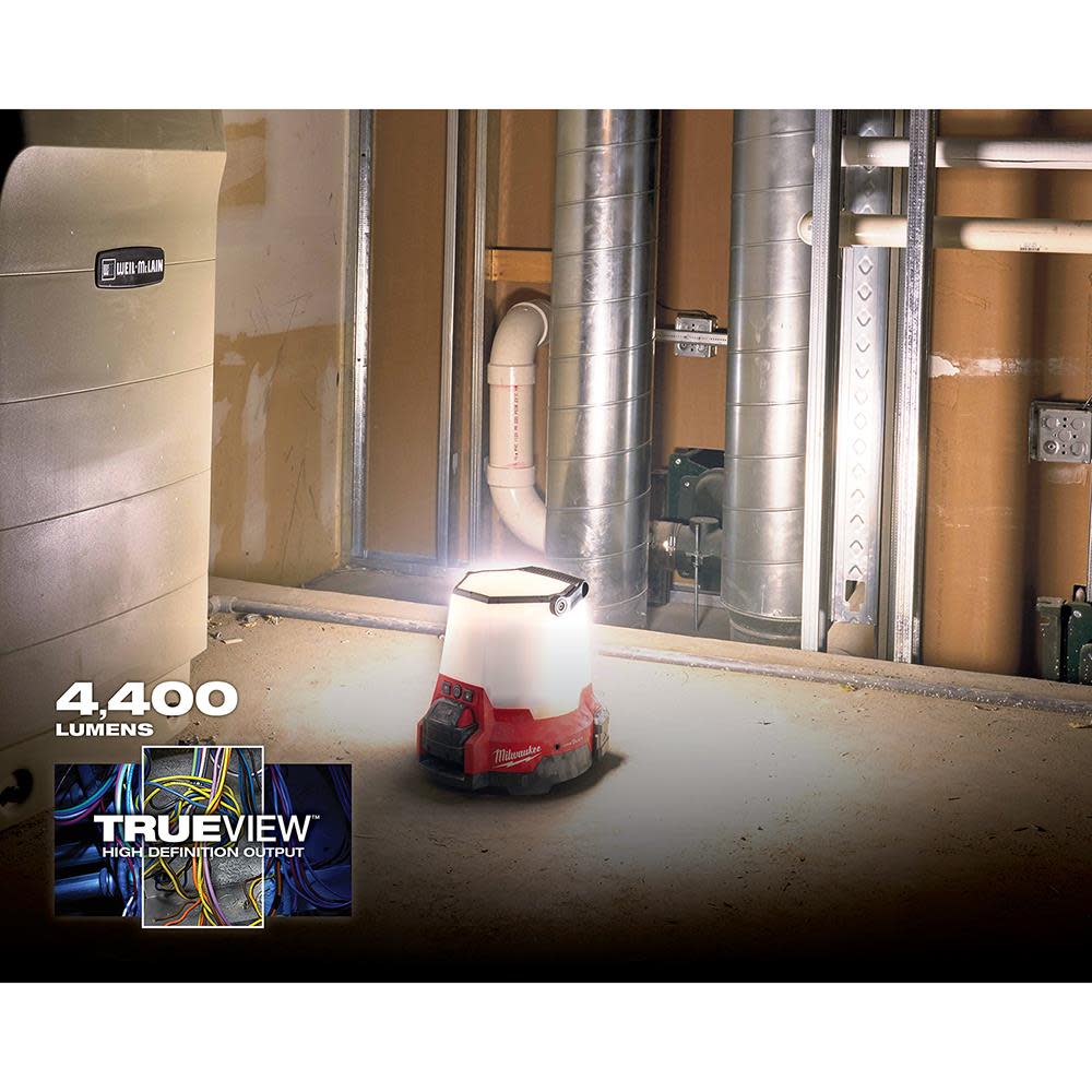 Milwaukee M18 RADIUS LED Compact Site Lightwith ONE-KEY - Ascmtools