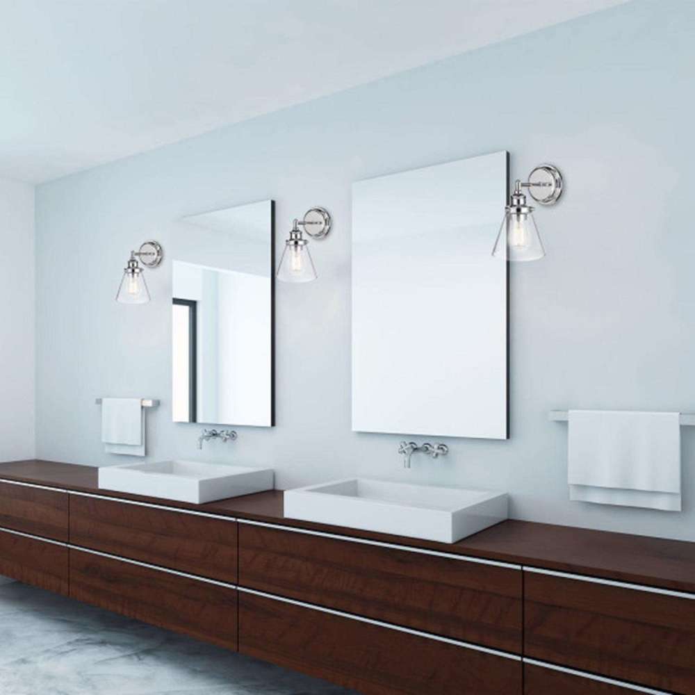 Globe Electric Parker Wall Sconce Chrome 60W E26 1 Light - Ascmtools