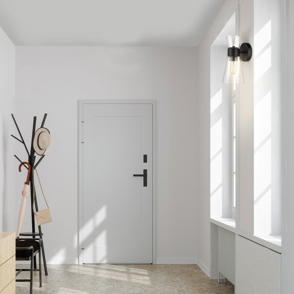 Globe Electric Montgomery Contemporary Wall Sconce Dark Bronze - Ascmtools