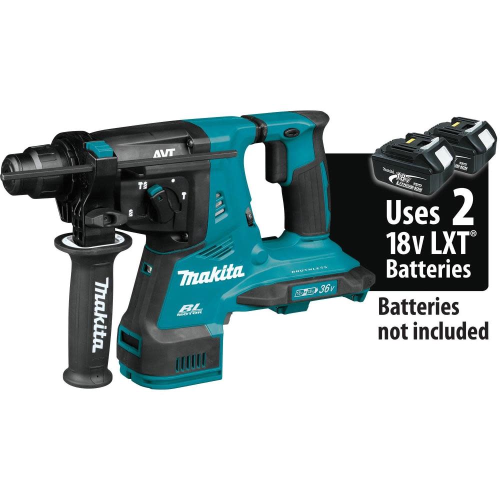 Makita 18V X2 LXT 36V 1 1/8″ AVT Rotary Hammer Bare Tool - Ascmtools