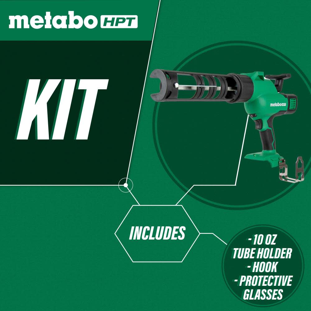 Metabo HPT 18V Cordless Caulking Gun Bare Tool - Ascmtools