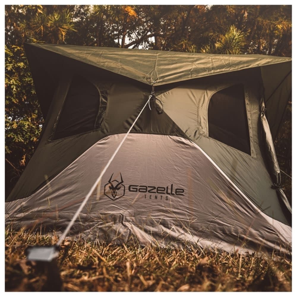 Gazelle T3 Tent 76 x 82 Alpine Green - Ascmtools