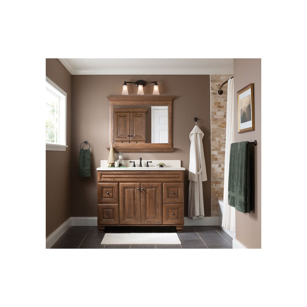 Moen Caldwell Bathroom Lavatory Faucet Bronze 2 Handle High Arc - Ascmtools