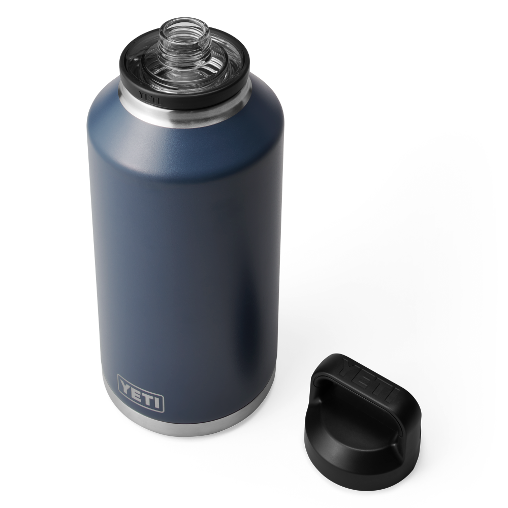 Yeti Rambler 64oz Bottle Navy Blue with Chug Cap - Ascmtools