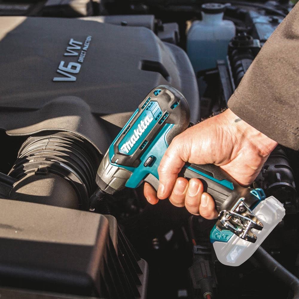 Makita 12V Max CXT Lithium-Ion Cordless 1/4 In. Impact Wrench Tool Only - Ascmtools