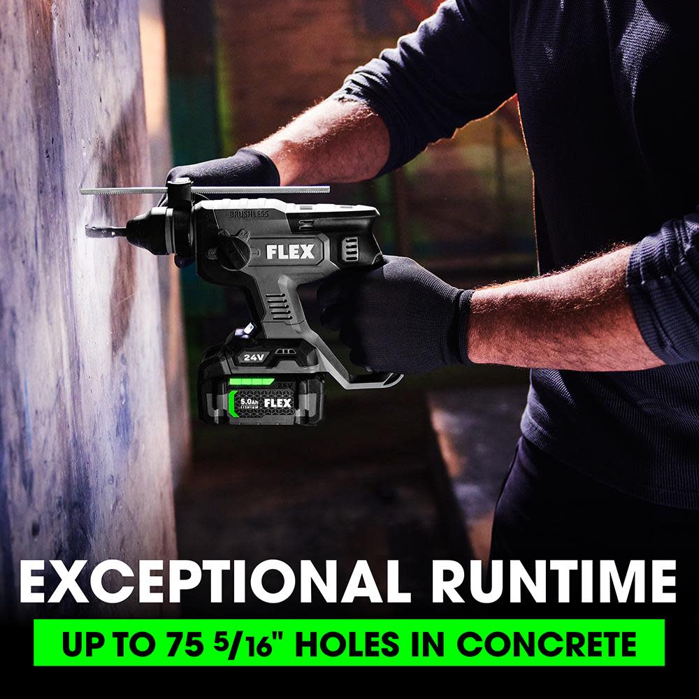 FLEX 24V 7/8-In. Sds Plus Rotary Hammer Kit - Ascmtools