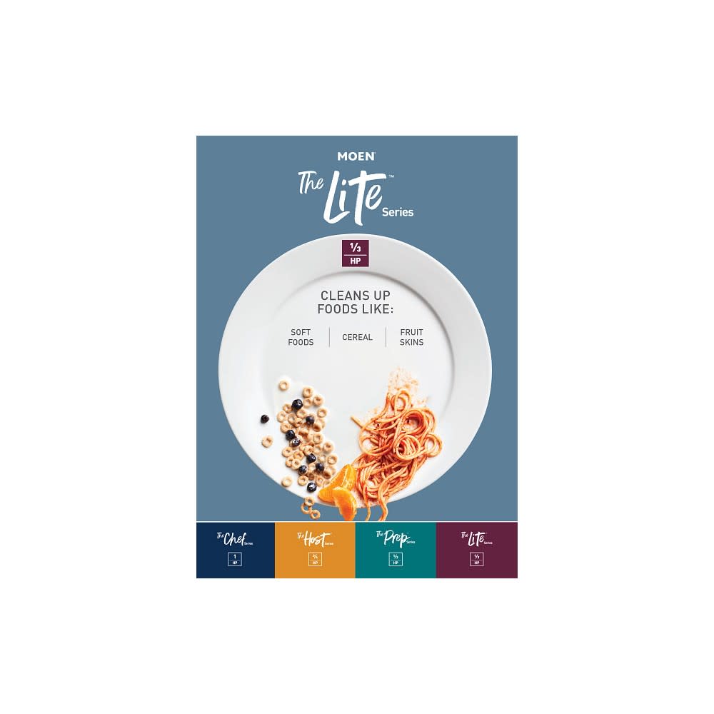 Moen GX PRO Lite Series 1/3HP Continuous Feed Garbage Disposal - Ascmtools