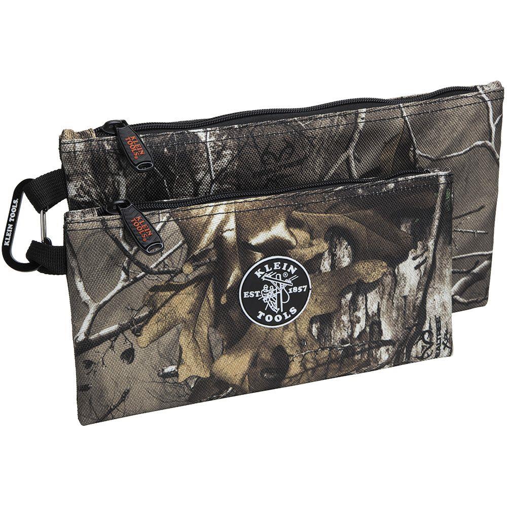Klein Tools Camo Zipper Bags 2-Pack - Ascmtools