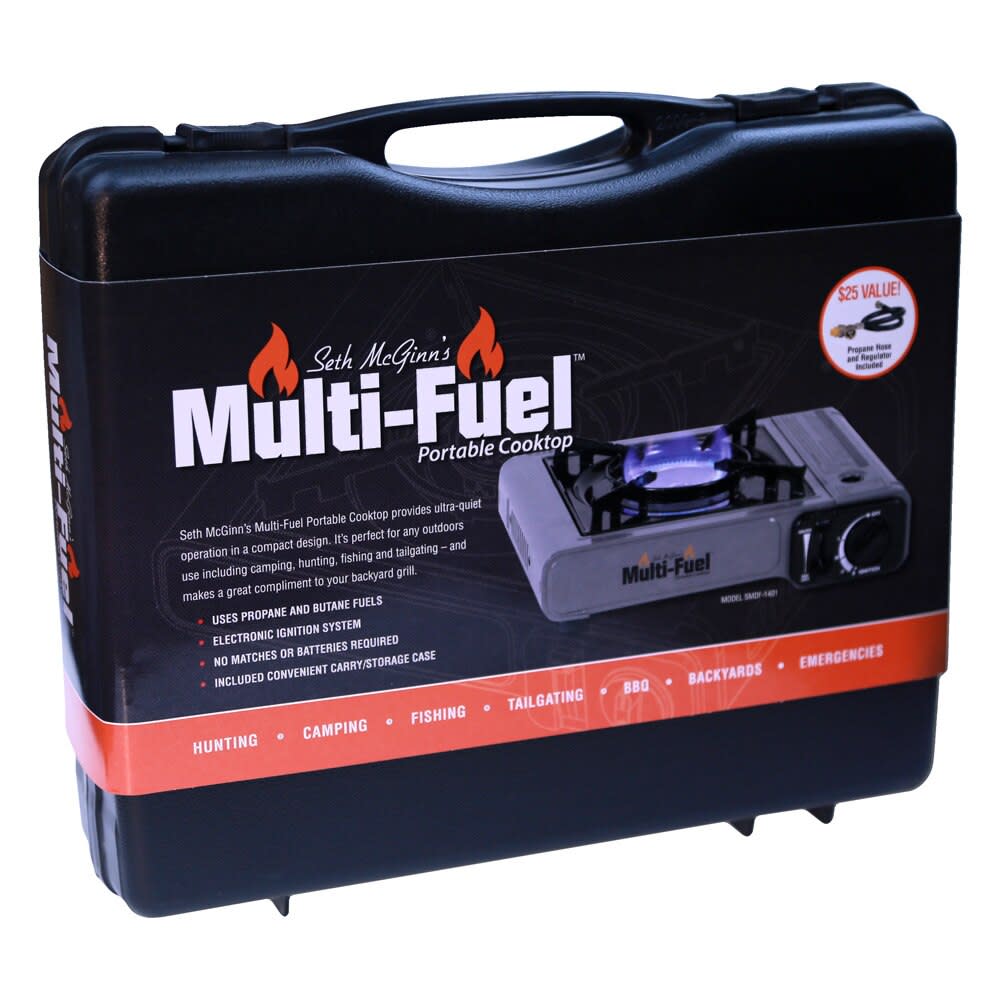Cancooker Multi Fuel Portable Cooktop Black/Gray - Ascmtools