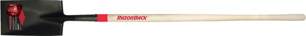 True Temper RAZORBACK Border Spade with wood handle - Ascmtools