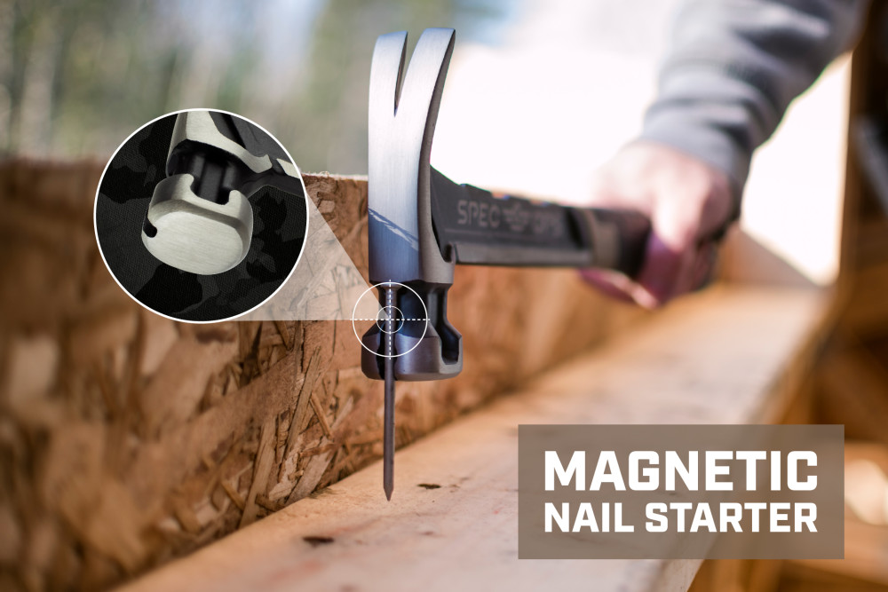 Spec Ops 20oz Smooth Face Rip Claw Hammer - Ascmtools