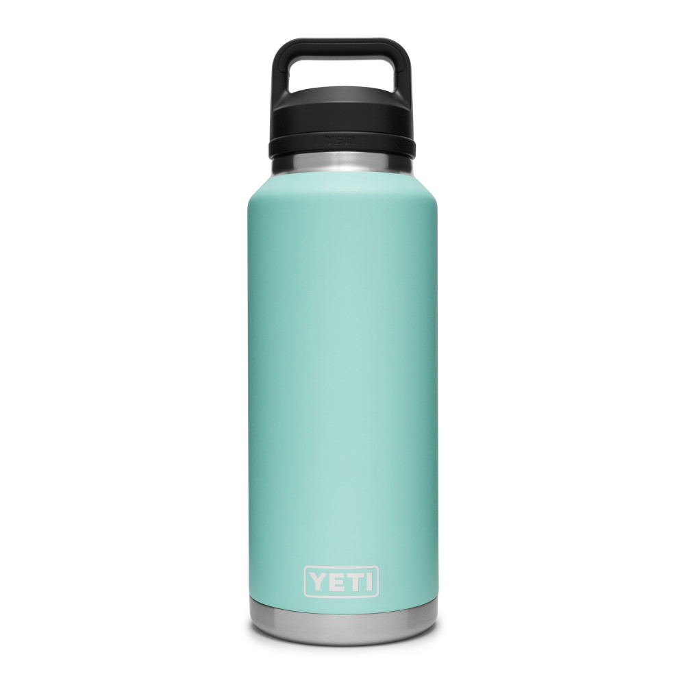 Yeti Rambler Bottle with Chug Cap 46oz Seafoam - Ascmtools