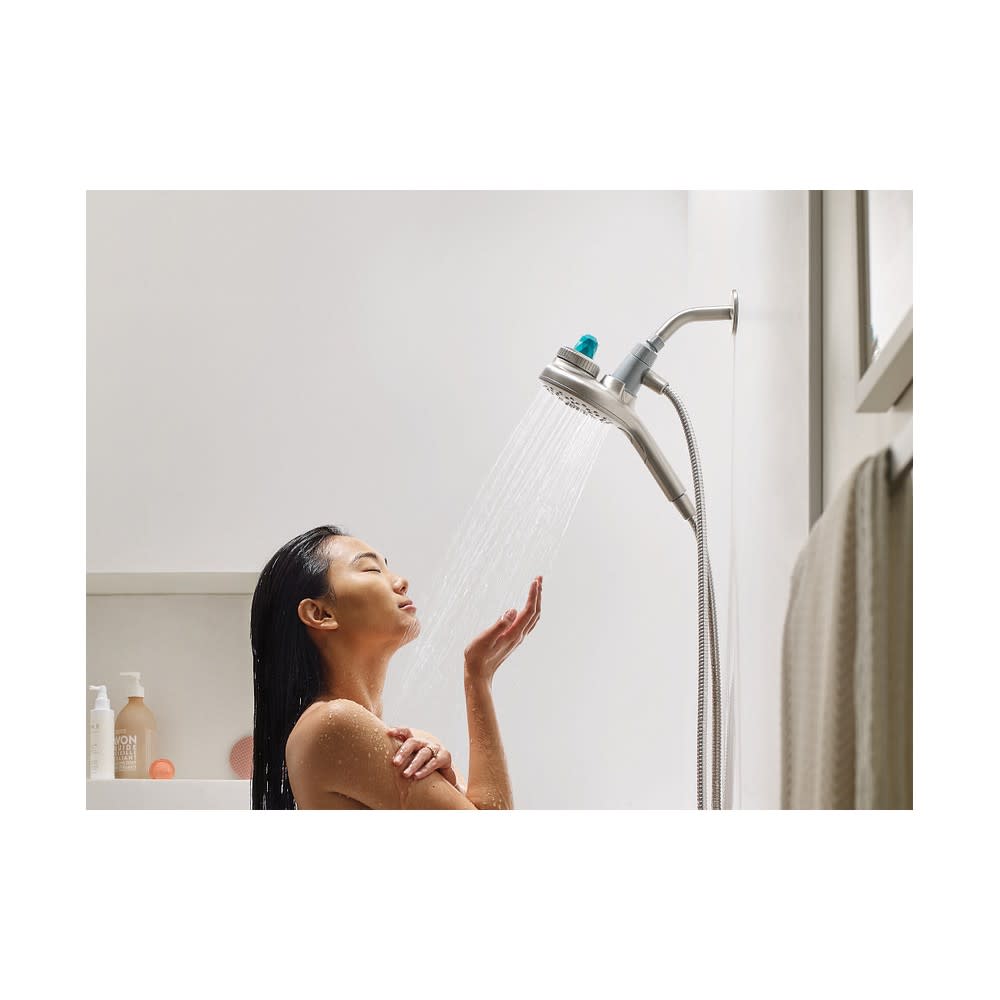 Moen Spot Resist Nickel Aromatherapy Handshower with INLY Capsule - Ascmtools
