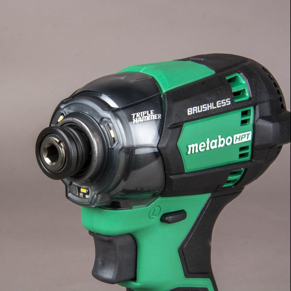 Metabo HPT 18V MultiVolt Impact Driver Triple Hammer Bolt Bare Tool - Ascmtools