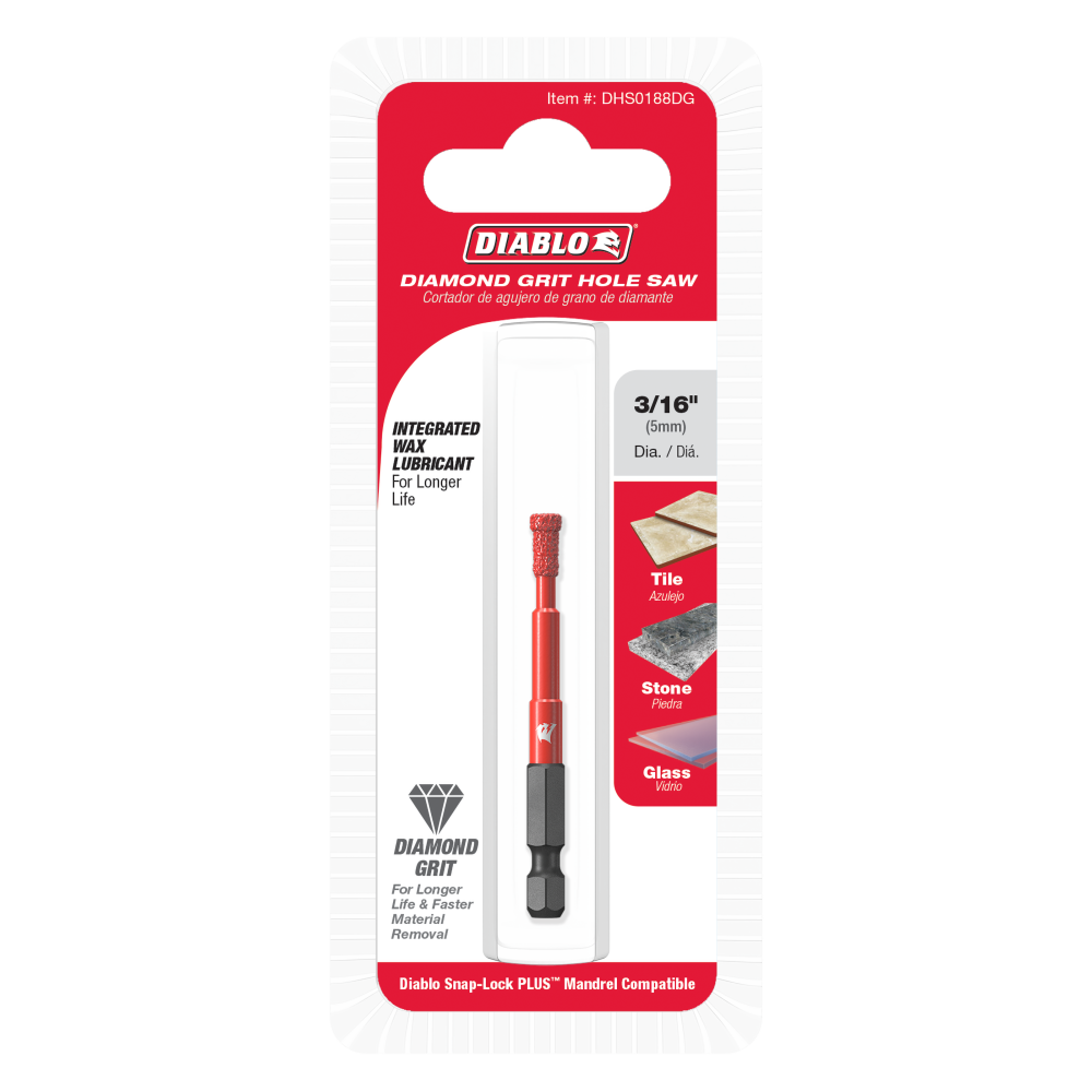 Diablo Tools 3/16″ Diamond Grit Hole Saws - Ascmtools