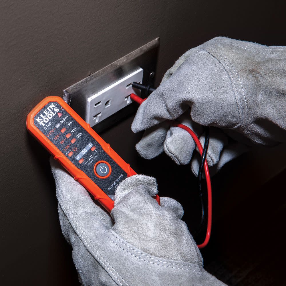 Klein Tools Electronic AC/DC Voltage Tester - Ascmtools