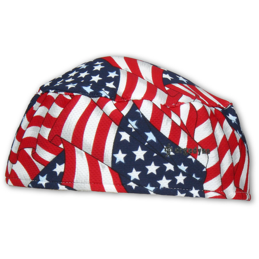 Ergodyne Chill-Its 6630 Stars and Stripes High-Performance Cap - Ascmtools