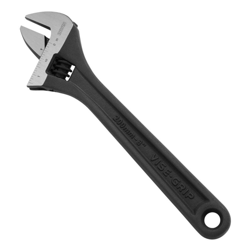 Irwin VISE-GRIP 8-in Black Oxide Adjustable Wrench - Ascmtools