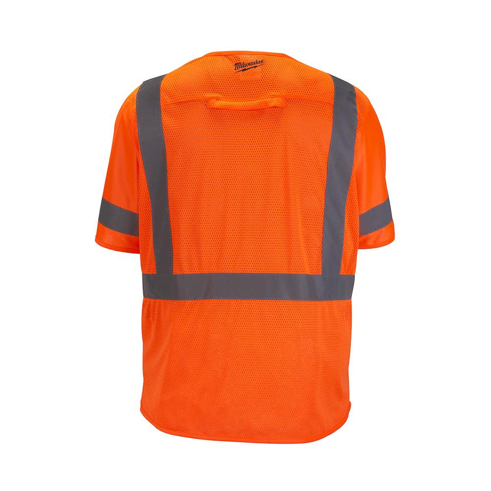 Milwaukee Class 3 High Visibility Orange Safety Vest – 4XL/5XL - Ascmtools