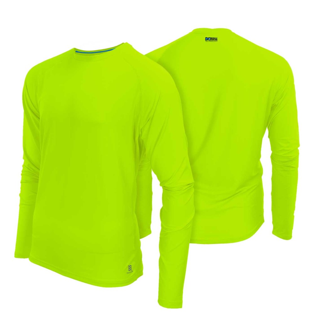 Mobile Cooling LS Shirt Mens Hi Vis 3X - Ascmtools