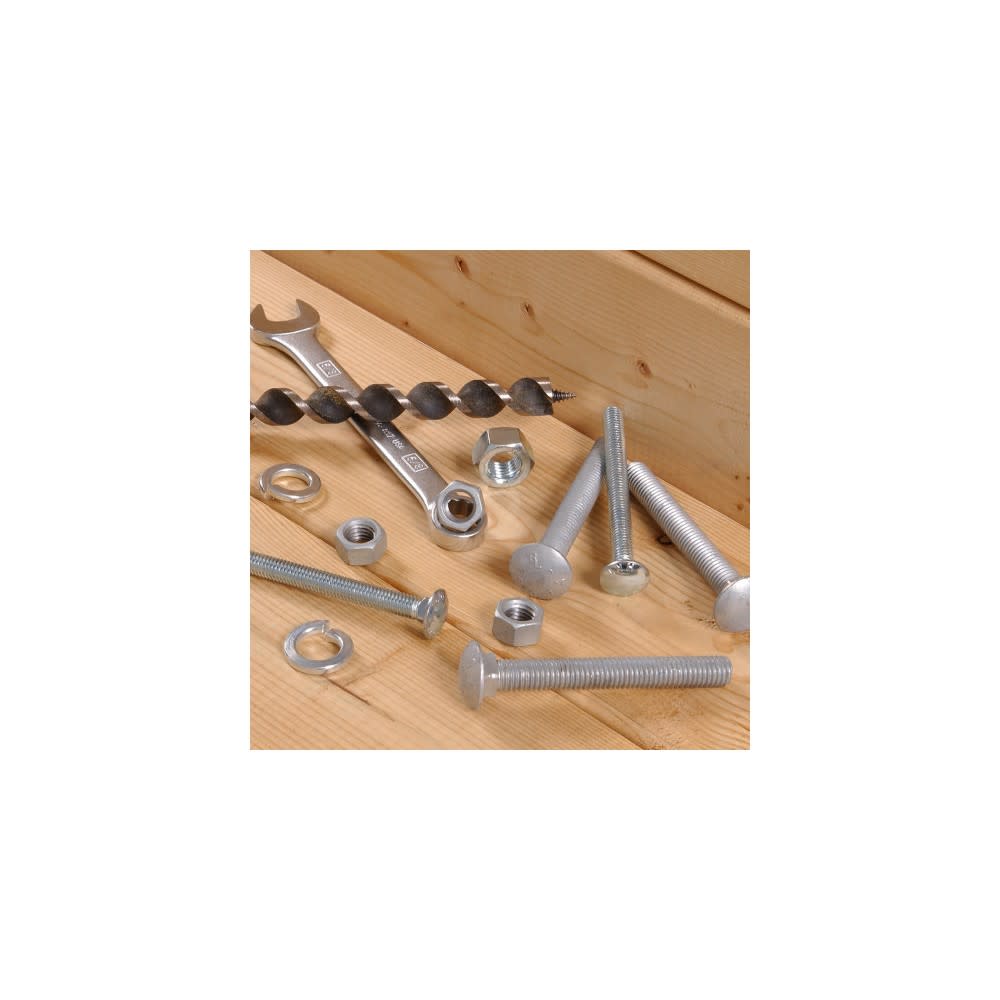 Hillman 1/2-13 x 6″ Zinc Carriage Bolt 25pk - Ascmtools