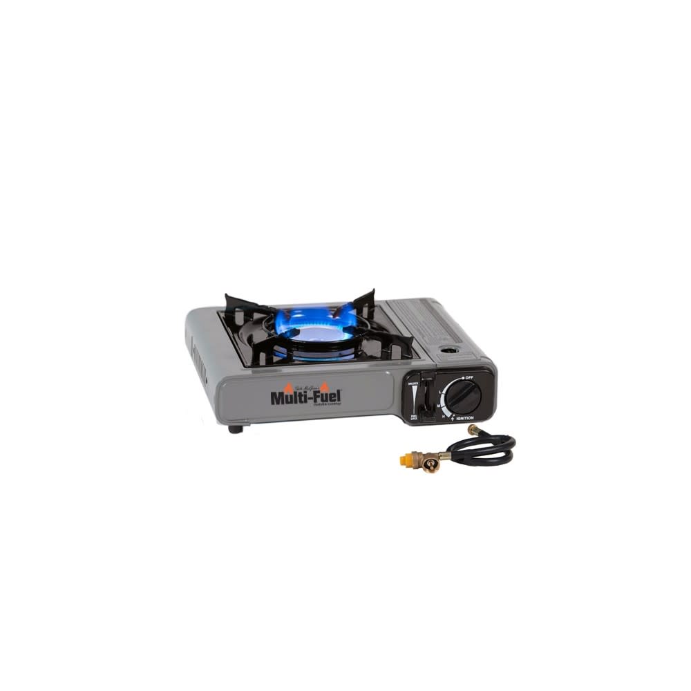 Cancooker Multi Fuel Portable Cooktop Black/Gray - Ascmtools