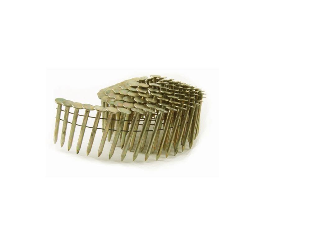 B and C Eagle 1 In. 15 Degree Galvanized Wire Coil Roofing Nails 1080/Box - Ascmtools