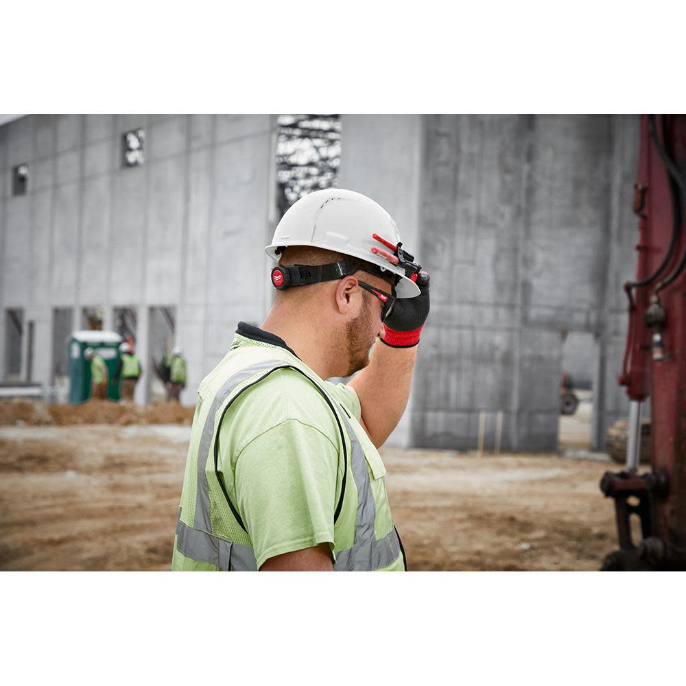 Milwaukee Yellow Full Brim Hard Hat with 4pt Ratcheting Suspension Type 1 Class E - Ascmtools