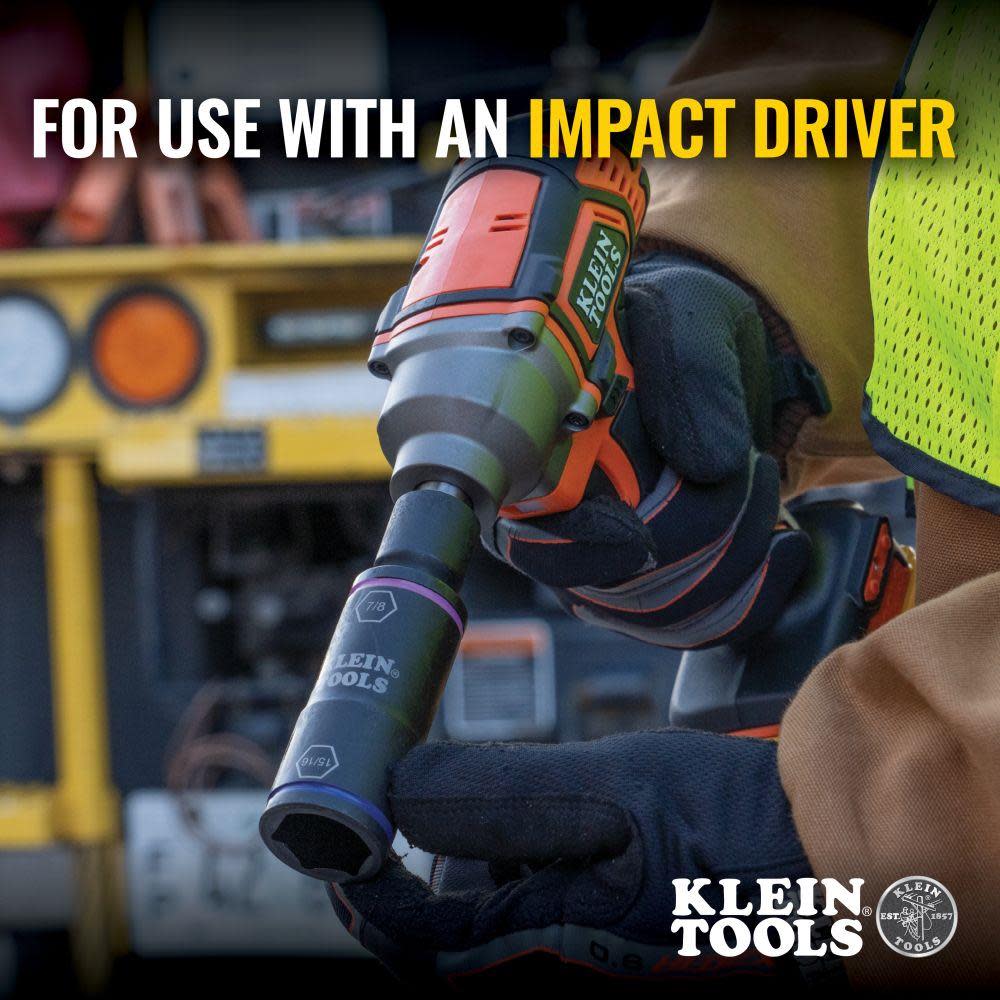 Klein Tools Flip Impact Socket Set 7pc - Ascmtools