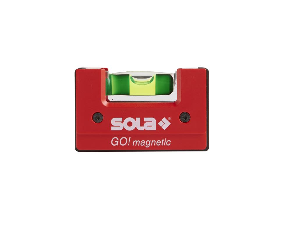 SOLA GO! Magnetic Pocket Level with Clip 3″ 1 Focus-60 Vial - Ascmtools