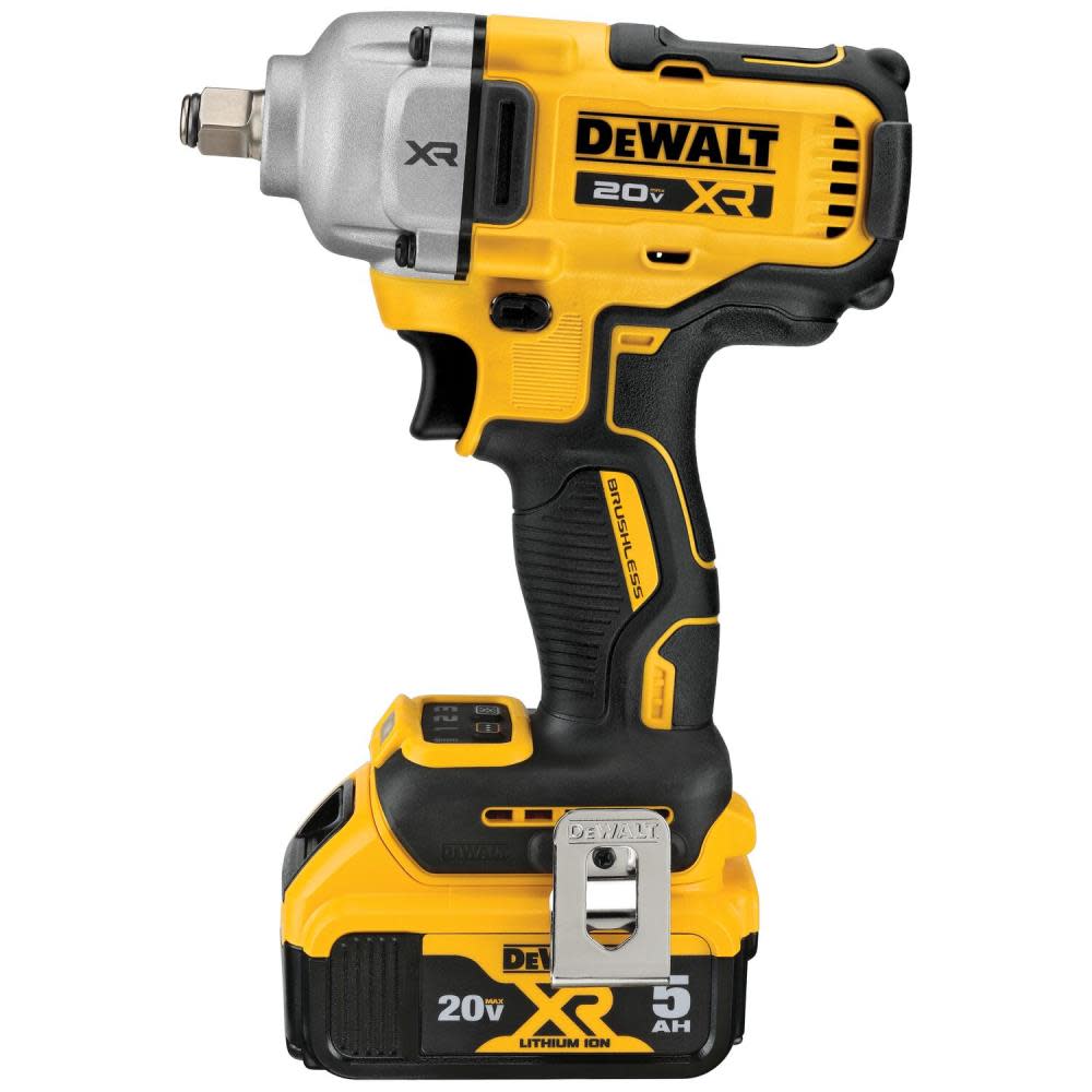 DEWALT 20V MAX XR 1/2″ Mid Range Impact Wrench Kit with Hog Ring Anvil - Ascmtools