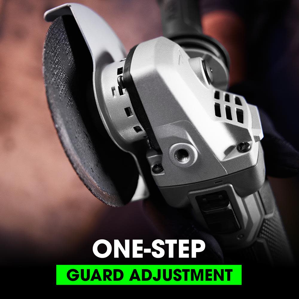 FLEX 24V 5-IN. VARIABLE SPEED ANGLE GRINDER WITH SIDE SWITCH TOOL ONLY - Ascmtools